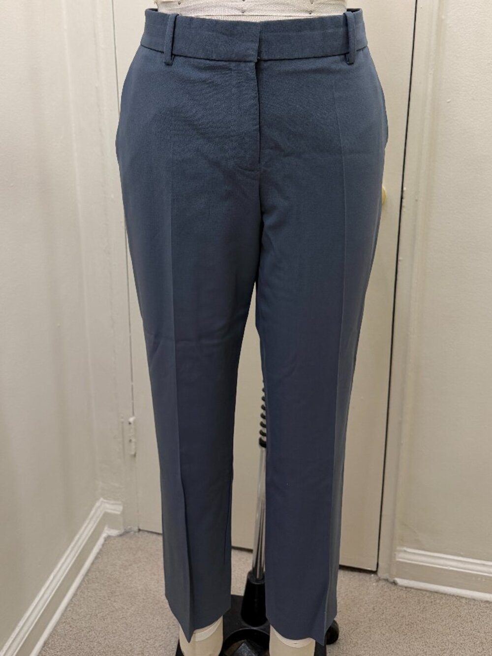 Theory Teal Wool Blend Dress Pants Size 4 (2) – Tailored Stretch Career Trouser